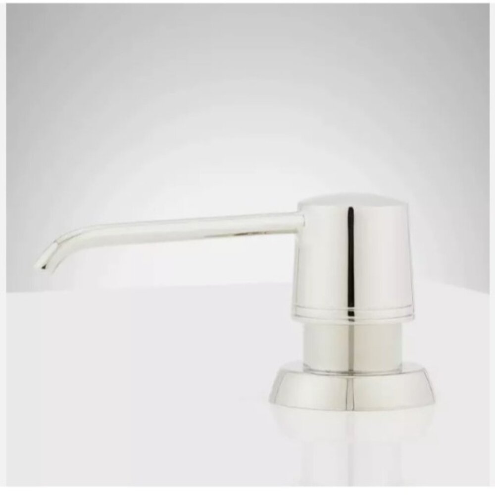 Signature Hardware Averell Soap or Lotion Dispenser Color: Polished Nickel